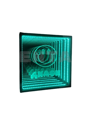 Панель «дзеркало нескінченність» з логотипом MENTAL