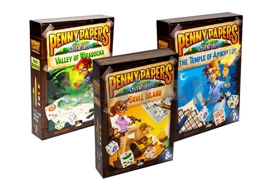 Настільна гра "Penny Papers." Мегакомплект з 3-х ігор MENTAL