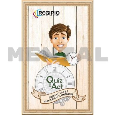 Настільна гра QUIZ AND ACT: PRESENT SIMPLE AND PRESENT CONTINUOUS MENTAL