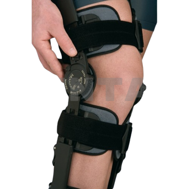 Армований колінний ортез з обмежувачем 94260 MENTAL