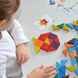 Трикутна мозаїка з дерева для дітей 64 ел. MENTAL