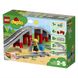 Construction set LEGO DUPLO Trains Railway bridge and rails MENTAL