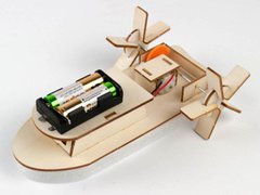 Электромеханический STEM - конструктор Лодка-колесник