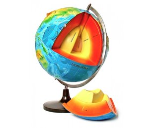 Model globe "Structure of the Earth"