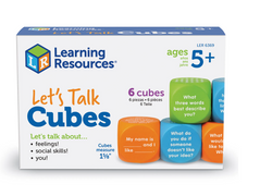 Set of game cubes "Let's talk" MENTAL