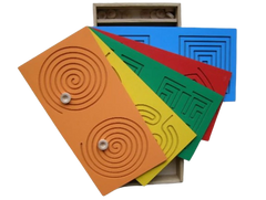 Module (labyrinths) for the development of two hands Montessori MENTAL