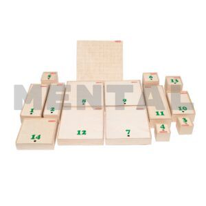 Large didactic set "Froebel's Gifts 15 in 1" MENTAL