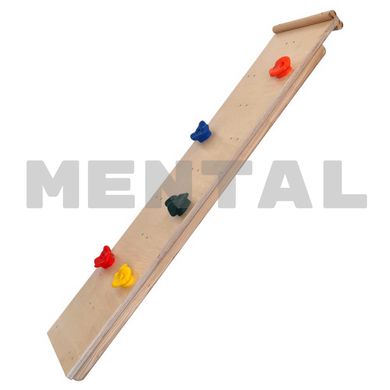 Board hill with hooks double-sided for climbing MENTAL