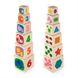 Wooden cubes "Tower with numbers" MENTAL