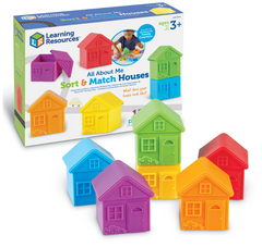 Set for counting and sorting "Rainbow houses" MENTAL