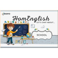 Board game HOMENGLISH LET'S CHAT ABOUT SCHOOL MENTAL