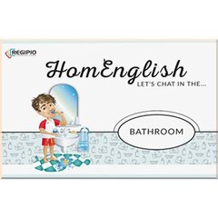 Board game HOMENGLISH LET'S CHAT IN THE BATHROOM MENTAL