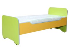 Children's bed with rounded rails MENTAL