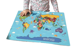 Пазл мапа світу MENTAL