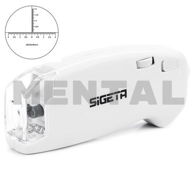 Мікроскоп SIGETA MicroGlass 40x R/T (зі шкалою) MENTAL