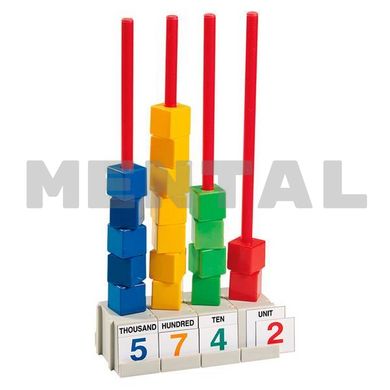 Set for counting Cubes on rods 2 cm