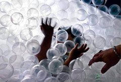 Кульки для сухого басейну прозорі, 250 шт