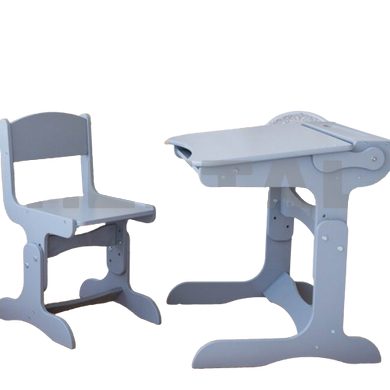 Adjustable Desk without Graphite Coating and Chair “Oxford” MENTAL