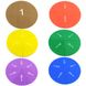 Set "Parts of a whole on a circle. Simple fractions" on Mental magnets