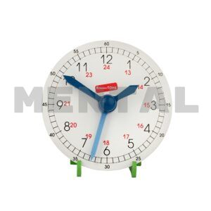 Educational wooden clock (model) 18x18cm MENTAL