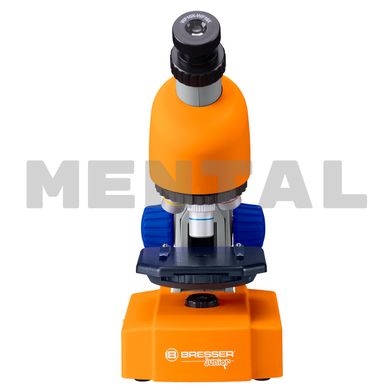 Children's microscope BRESSER Junior 40x-640x Orange with MENTAL case
