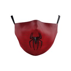 Захисна маска на обличчя багаторазова Людина Павук Spider Man + антибактеріальний фільтр Мельтблаун