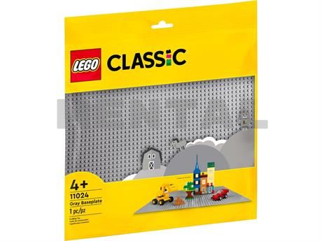 Constructor LEGO Classic base plate in grey MENTAL