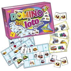 Children's English Dominoes + Lotto MENTAL
