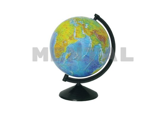 Глобус фізичний (діаметр 26 см)