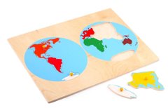 Рамкавкладиші Карта континентів