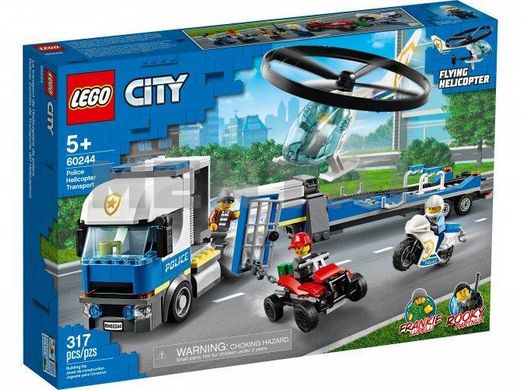 Конструктор LEGO City Перевезення поліцейського гелікоптера