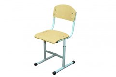T-shaped chair, round tube, №4-6, HPL coating