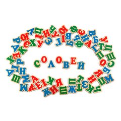 Set. Ukrainian alphabet on magnets 72 letters MENTAL