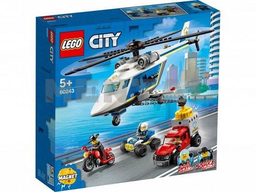 Конструктор LEGO City Погоня на полицейском вертолете