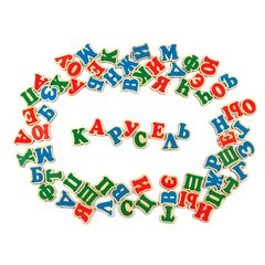 Set. Russian alphabet on magnets 72 letters MENTAL