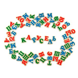 Set. Russian alphabet on magnets 72 letters MENTAL