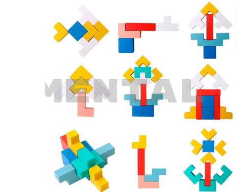 Puzzle game "Shifting blocks" MENTAL