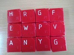 Набір кубиків з англійським алфавітом зі шрифтом Брайля