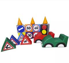 Educational game set Rules of the road "MENTAL"