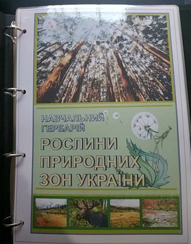 Гербарий «Растения природных зон Украины» 10 образцов