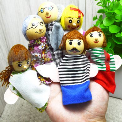 Finger theater "Men", 6 characters