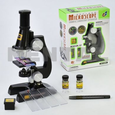 Микроскоп с аксессуарами Microscope, черный