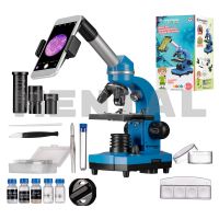 Мікроскоп BRESSER Junior Biolux SEL 40x-1600x Blue зі смартфон-адаптером MENTAL