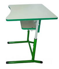 Single desk with height adjustment "PILOT" MENTAL