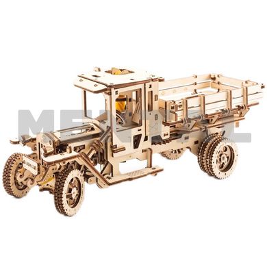 Механічна 3D-модель «Вантажівка UGM-11», 420 дет., Дерев'яна іграшка.