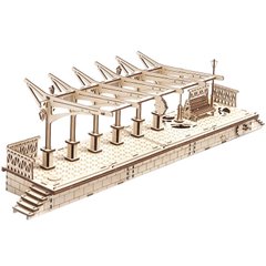 Механическая 3D-модель «Перон», 196 дет., Деревянная игрушка.