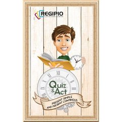 Настільна гра QUIZ AND ACT: PRESENT SIMPLE AND PRESENT CONTINUOUS MENTAL