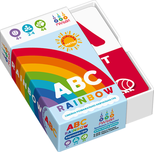 Настільна гра "ABC rainbow. Англійська абетка"