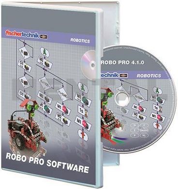 Додатковий набір fisсhertechnik ROBOTICS Програмне забезпечення ROBO PRO WIN 7 8 10