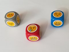 «Эмоджи Кубс» кубики емоції арт-терапевтичні + терапевтичні картки